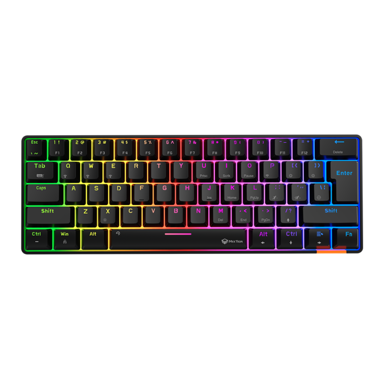 Tastierë Gaming Meetion MT-MK005BT RGB Wireless Mechanical