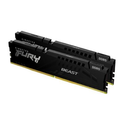 Memory Kingston FURY Beast Black 128GB(2x64GB) DDR5 5600MHz CL40 – AMD EXPO