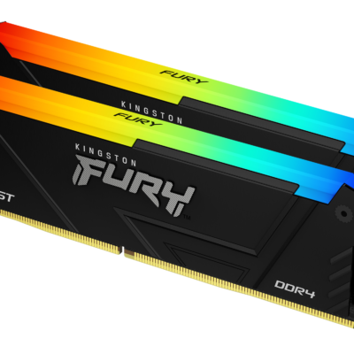 Memory Kingston FURY Beast Black RGB 16GB(2x8GB) DDR4 3200MHz CL16
