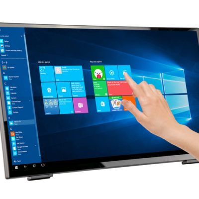 Touchscreen Monitor HANNSPREE HT248PPB, LED, 23.8 inch, Wide, Full HD, D-Sub, HDMI, DP, Black