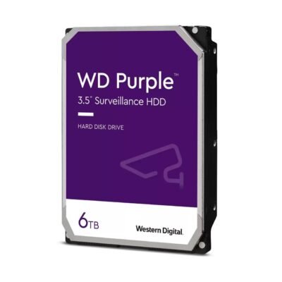 HDD WD Purple, 6TB, 256MB, SATA 3, WD64PURZ