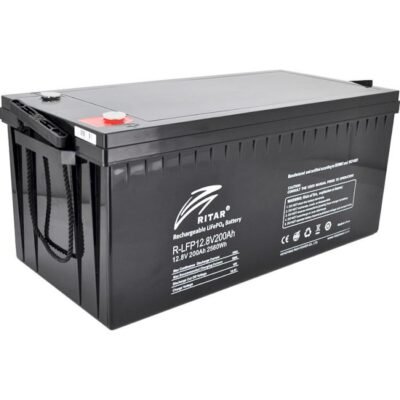 Lithium Ion batteries for solar systems LFP12.8V200AH 12V / 200Ah -522/ 240 /219 mm F12/M8 RITAR