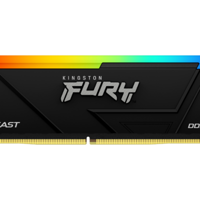 Memory Kingston FURY Beast Black RGB 32GB DDR4 3200MHz CL16