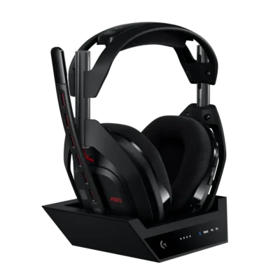 Logitech Astro A50 Lightspeed wireless headphones with dock, black