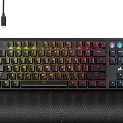 Corsair K70 PRO TKL RGB Mechanical Gaming Keyboard, MGX Hyperdrive Magnetic Switches