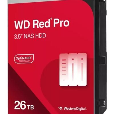 Western Digital Red Pro, 26TB NAS, 3.5″, 512MB, 7200RPM, WD260KFGX