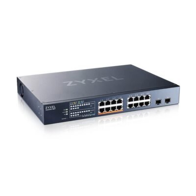 Switch ZyXEL XMG1915-18EP, 16-port 2.5GbE Smart Managed PoE Switch with 2 SFP+ Uplink