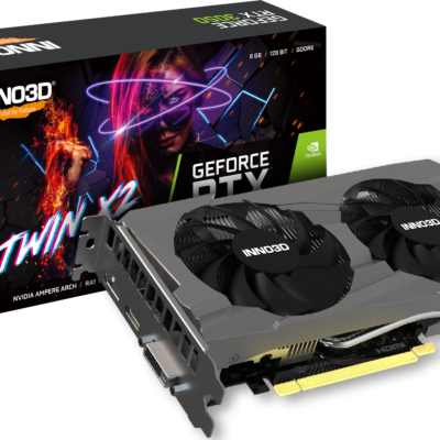 Graphic card Inno3D RTX 3050 TWIN X2 OC 8GB GDDR6
