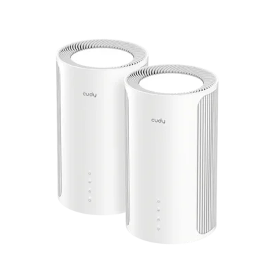 Whole Mesh System Cudy M11000 BE11000 Tri-Band 2.4/5/6Ghz 688 – 5765 Mbps – 2 Pack