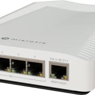 Switch Mikrotik -CRS304-4XG-IN, 1 x Gigabit Ethernet ports, 4 x 10G, PoE in:802.3af/at
