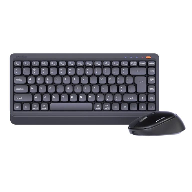 MEETION MT-MINI5000 – Set Wireless Tastierë & Maus me Bluetooth dhe 2.4GHz – Black