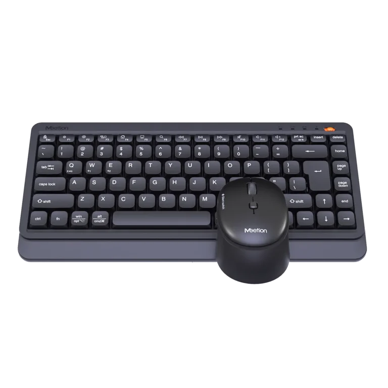 MEETION MT-MINI5000 – Set Wireless Tastierë & Maus me Bluetooth dhe 2.4GHz – Black thumbnail 4