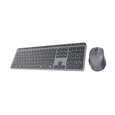 Tastierë dhe Maus Wireless me Modalitet të Dyfishtë (2.4G + Bluetooth), me Layout të Plotë – CW330
