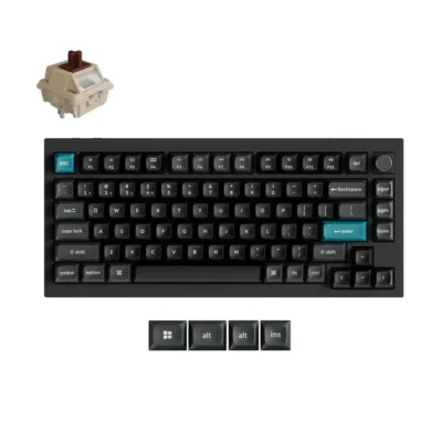 Wireless Mechanical Keyboard Keychron Q1 Ultra 8K Black – Silk POM Switch Brown