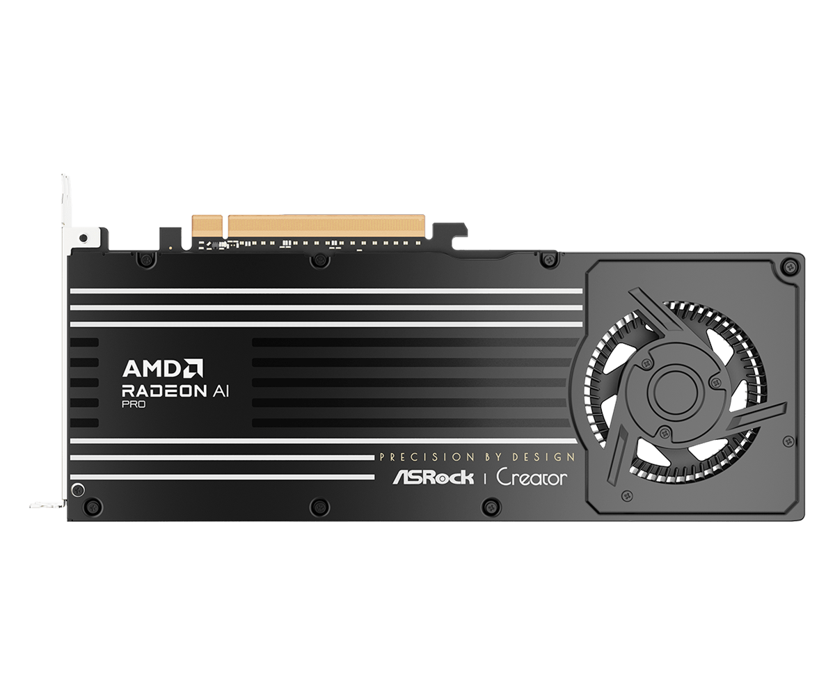 Graphic card ASRock RADEON AI PRO R9700 Creator 32GB GDDR6 - Image 5