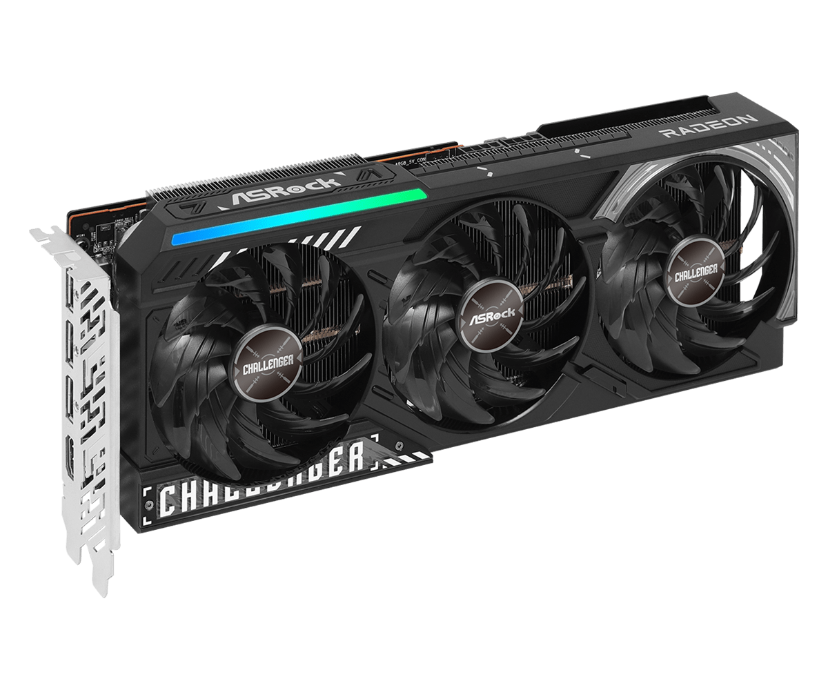 Graphic card ASROCK RADEON RX 9070 Challenger 16GB GDDR6 - Image 3