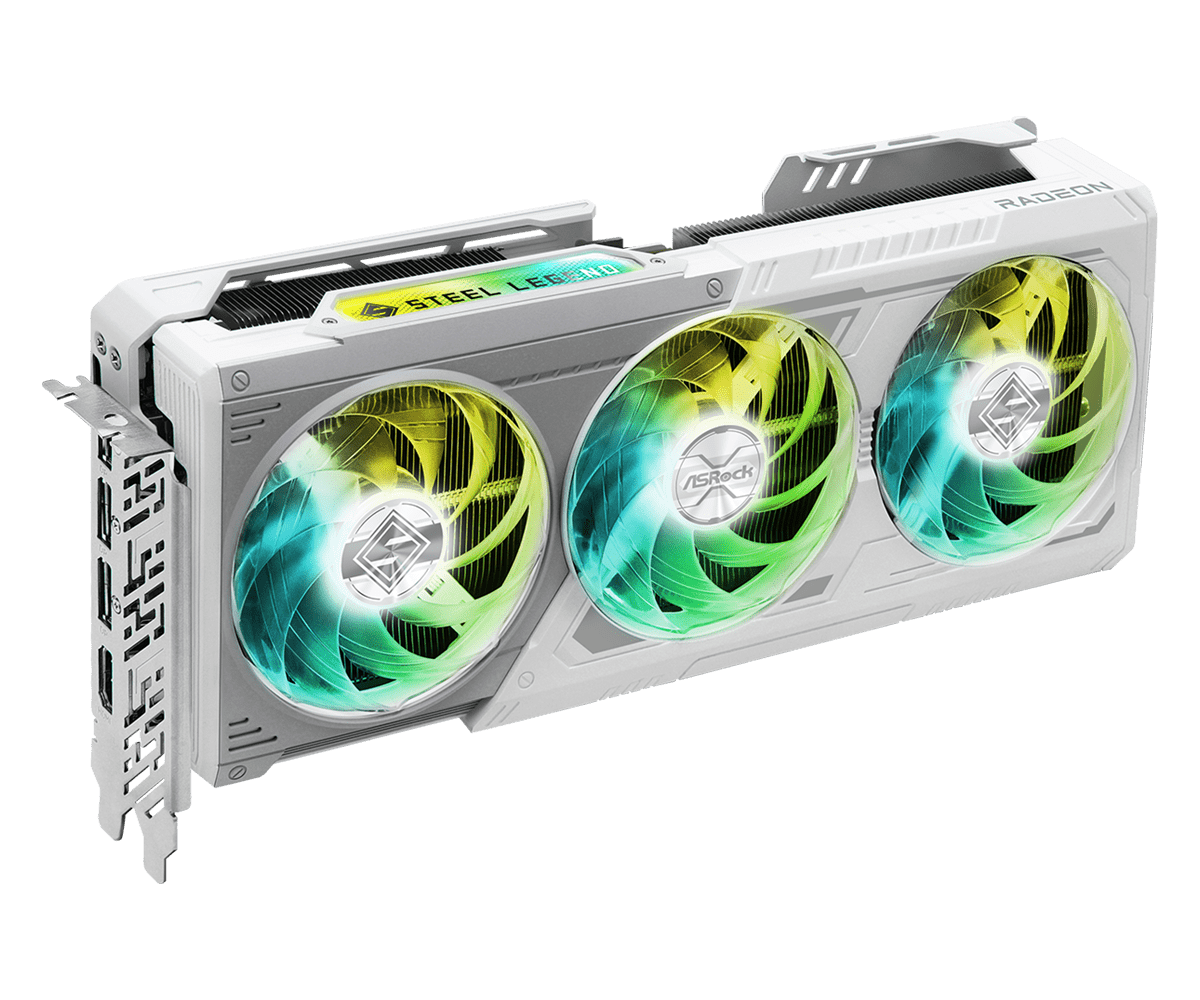 Graphic card ASRock RADEON RX 9070 XT STEEL LEGEND 16GB GDDR6 - Image 2