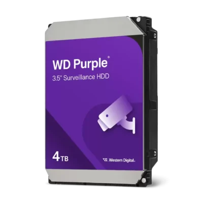 HDD WD Purple, 4TB, 5400rpm, 128MB, SATA 3, WD44PURZ