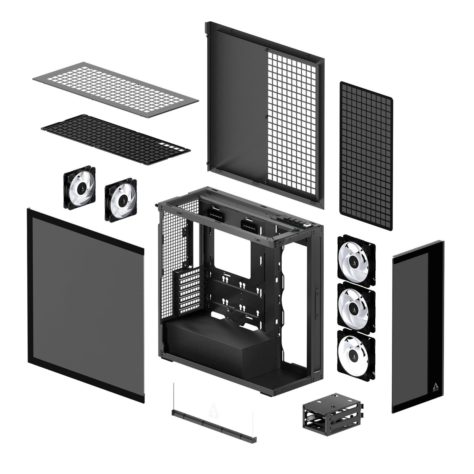Arctic Case Xtender - Black Mid-Tower - Image 8