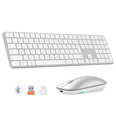 Meetion iKey C230MW 2.4G+Bluetooth 2-in-1 Combo(keyboard+mouse) White US