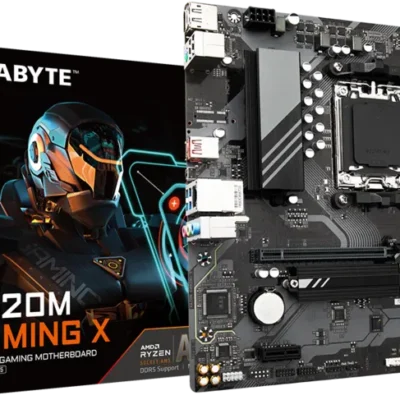 MB GBT AMD AM5 A620M GAMING X M-ATX 4xD5 8000 +(OC) PCIe4x4 USB3.2 Gen2