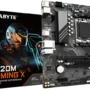 MB GBT AMD AM5 A620M GAMING X M-ATX 4xD5 8000 +(OC) PCIe4x4 USB3.2 Gen2