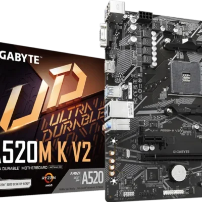 MB GBT AMD AM4 A520M K V2 1.0 M-ATX 2xD4 5100+(OC) PCIe3x4 xUSB3.2 Gen1