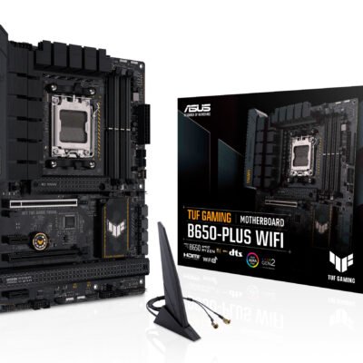 Pllakë Amë ASUS TUF GAMING B650-PLUS WIFI – AM5, DDR5, M.2 PCIe 5.0, Wi-Fi 6, LAN 2.5 Gb, ATX