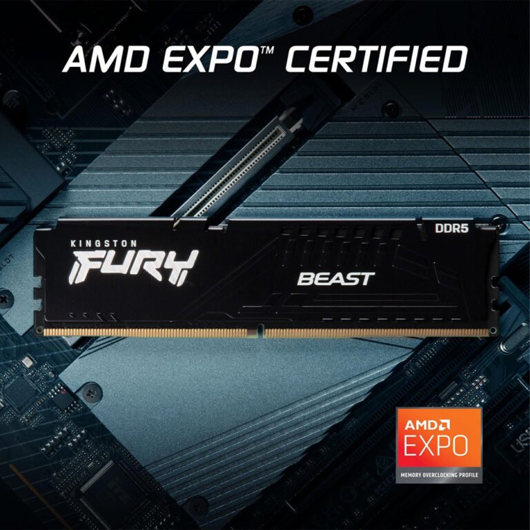 RAM Desktop Kingston FURY Beast KF564C32BBEK2-32 – 32GB (2×16GB) DDR5, 6400MHz, CL32 thumbnail 2