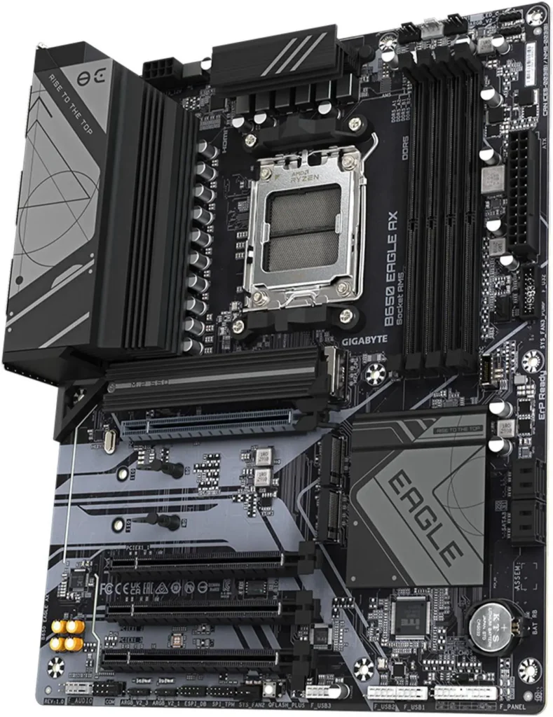 MB GBT AMD AM5 B650 EAGLE AX ATX 4xD5 6666(OC) PCIe4x4 USB3.1 Type C thumbnail 3