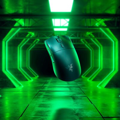 Maus Gaming Wireless Razer Viper V3 HyperSpeed – sensor Focus X 26K, 82 g, deri 280 orë bateri, i zi