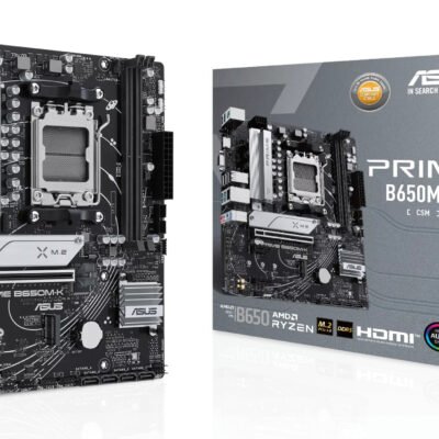 Pllakë Amë ASUS PRIME B650M-K – AM5, DDR5, PCIe 4.0, M.2, Micro-ATX