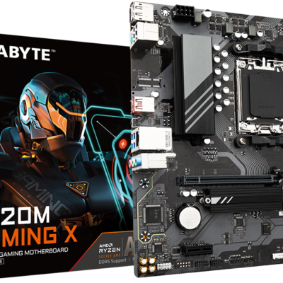 Pllakë Amë Gigabyte A620M GAMING X – AM5, 4× DDR5, PCIe 4.0 M.2, Micro-ATX
