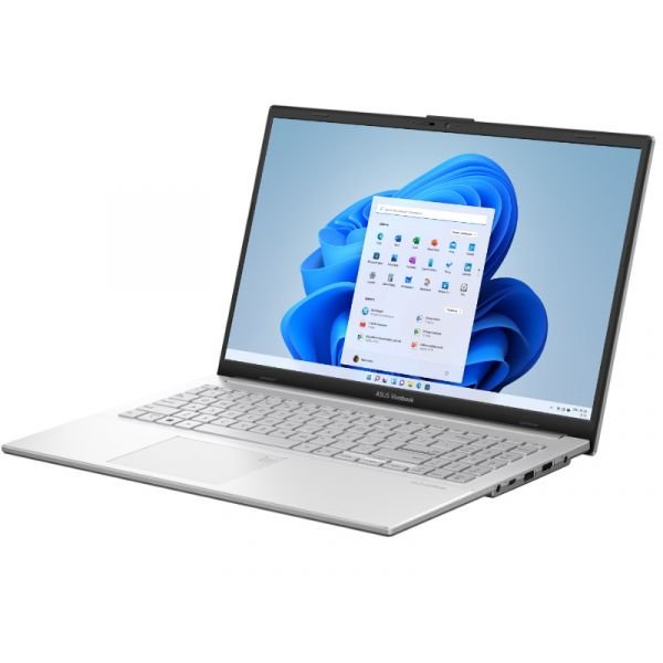 Laptop ASUS Vivobook Go 15 – Intel N150, 8GB RAM, 256GB UFS, 15.6″ Full HD, Cool Silver thumbnail 3