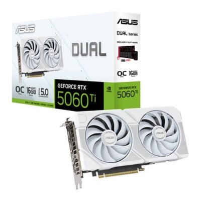 Kartelë Grafike ASUS Dual GeForce RTX 5060 Ti O16G – 16GB GDDR7 (Bulk)