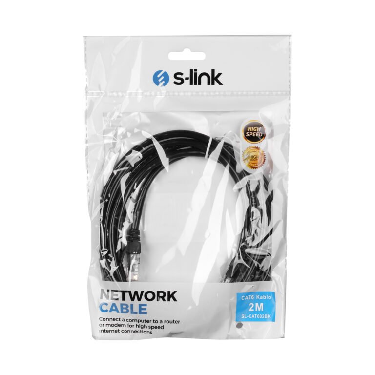 Kabull rijeti S-link SL-CAT602BK 2m Black CAT6 Cable thumbnail 2