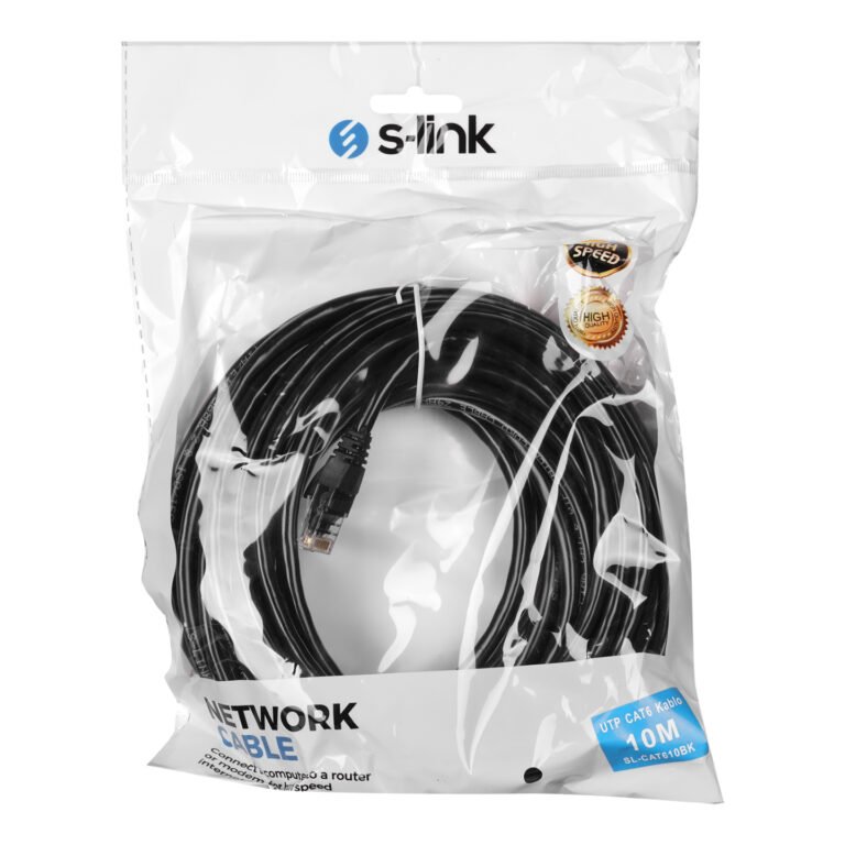 Kabull rrijeti S-link SL-CAT610BK Cat6 10m thumbnail 3