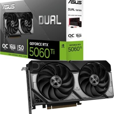 Kartelë Grafike ASUS Dual GeForce RTX 5060 Ti O16G – 16GB GDDR7