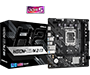 Pllakë Amë ASRock H610M-H2/M.2 D5 – LGA1700, 2× DDR5, PCIe 4.0, M.2, Micro-ATX thumbnail 2