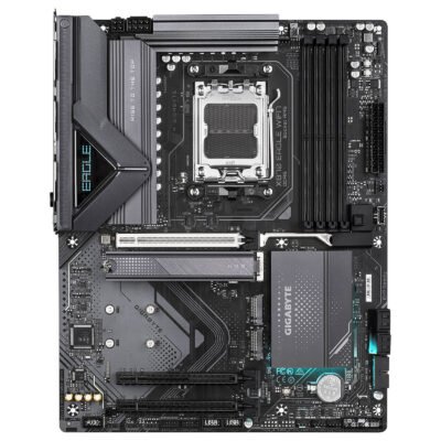 Pllakë Amë Gigabyte X870 EAGLE WIFI7 – AM5, 4× DDR5, PCIe 5.0, Wi-Fi 7, USB4, ATX