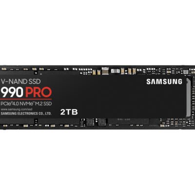 SSD Samsung 990 PRO 2TB M.2 NVMe PCIe 4.0 – deri 7450 MB/s lexim, 6900 MB/s shkrim