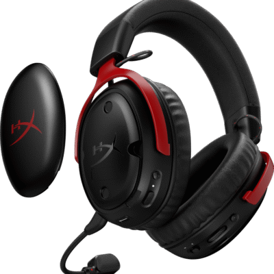 Kufje Gaming HyperX Cloud III S Wireless – 2.4GHz + Bluetooth, Bateri deri 120 orë, E Zezë/E Kuqe