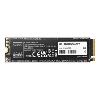 SSD M.2 KLEVV C715 1TB – NVMe PCIe Gen3 x4, 2280