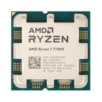 Procesor AMD Ryzen 7 7700X TRAY – 8 Bërthama / 16 Thread, deri 5.4 GHz, AM5