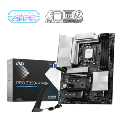 Pllakë Amë MSI PRO Z890-P WIFI – LGA1851, DDR5, WiFi 7, 5G LAN, Thunderbolt 4, ATX